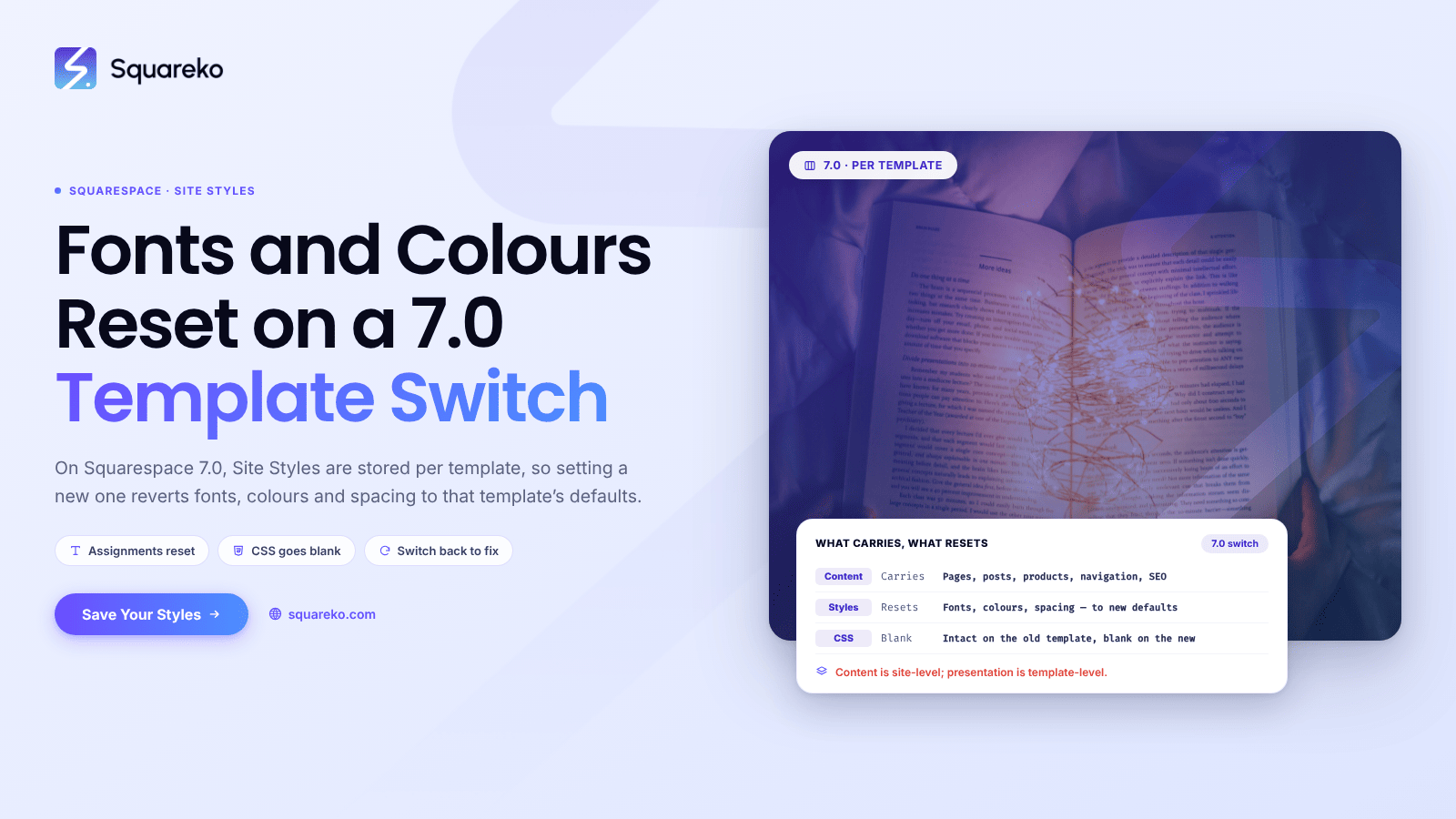 Fonts and Colours Changed After Switching Templates? Here's Why