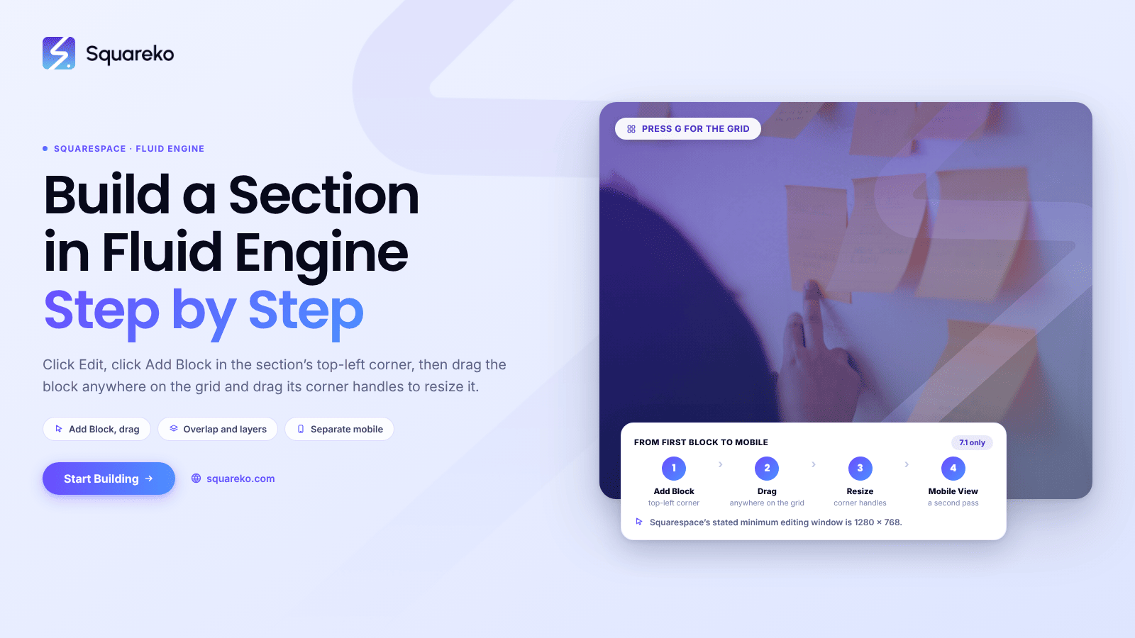 How to Use Fluid Engine in Squarespace (Beginner to Advanced)