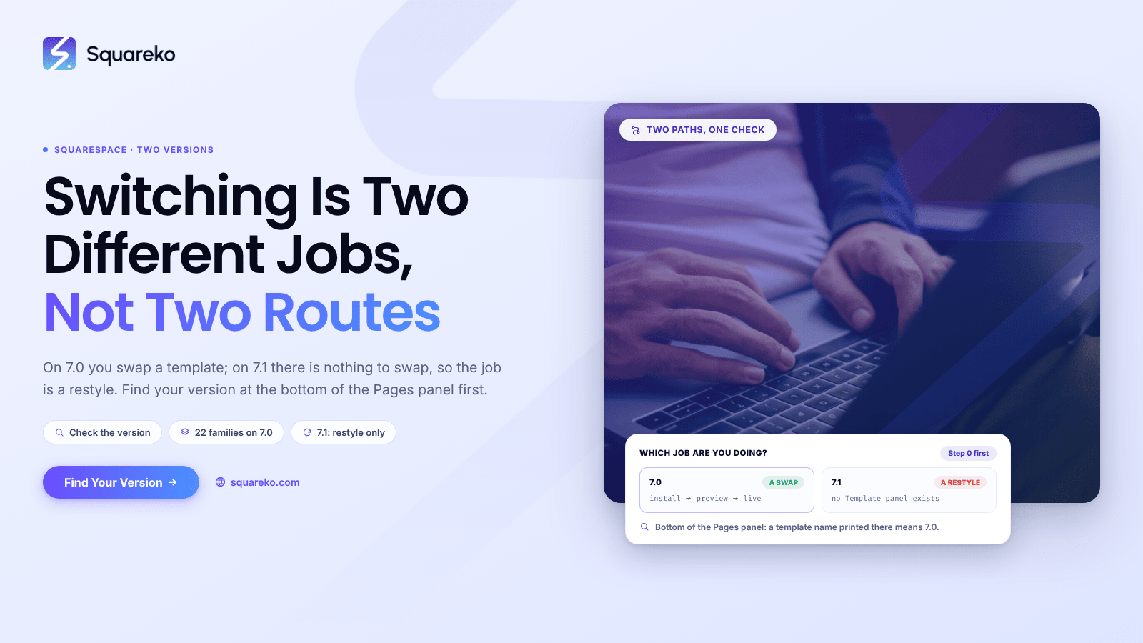 How to Switch Templates in Squarespace (7.0 and 7.1)