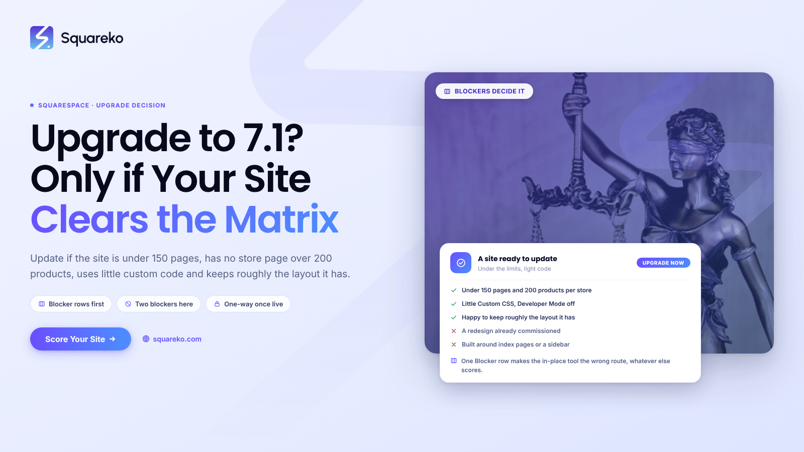 Should I Upgrade to Squarespace 7.1? An Honest Decision Matrix