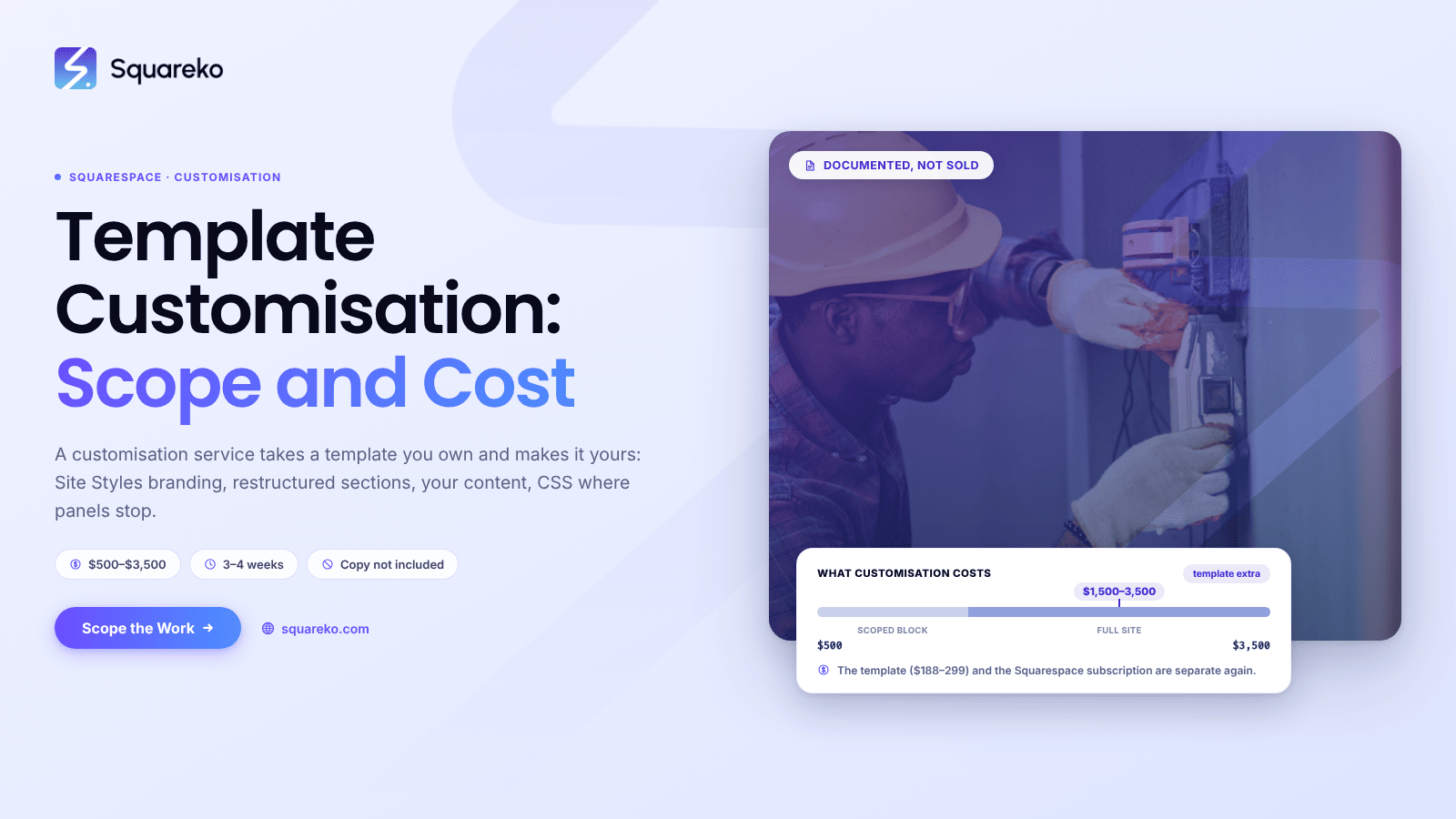 Squarespace Template Customisation Service: What It Is and What It Costs
