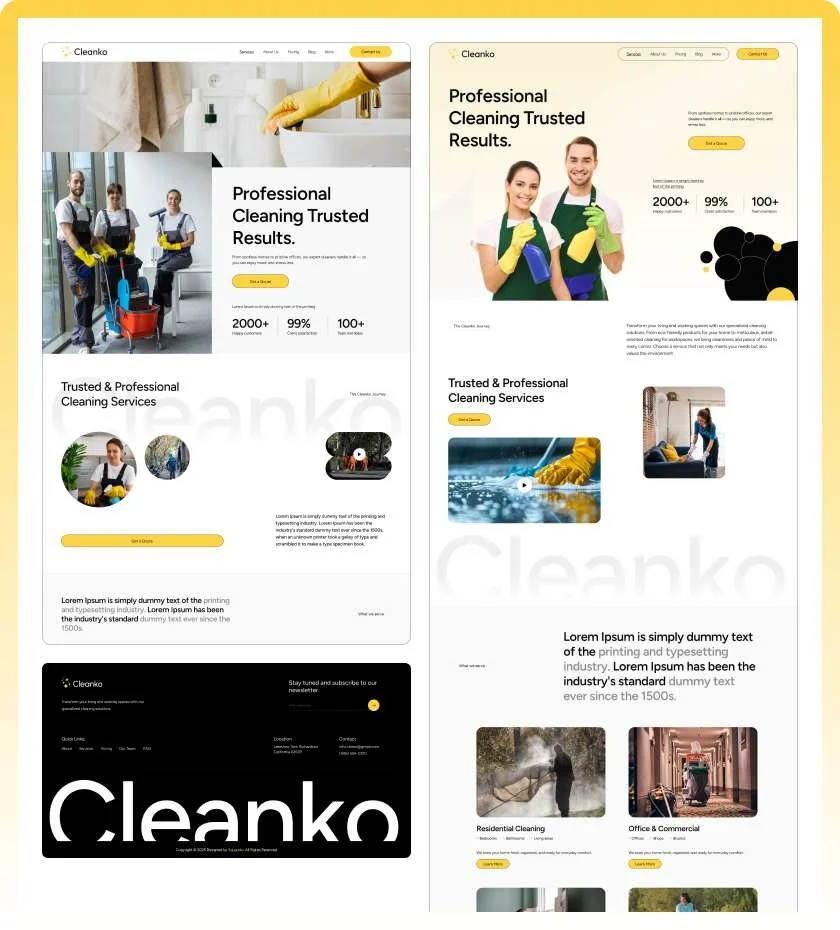 Cleanko - Premium Squarespace Template