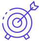 A target with an arrow hitting the bullseye