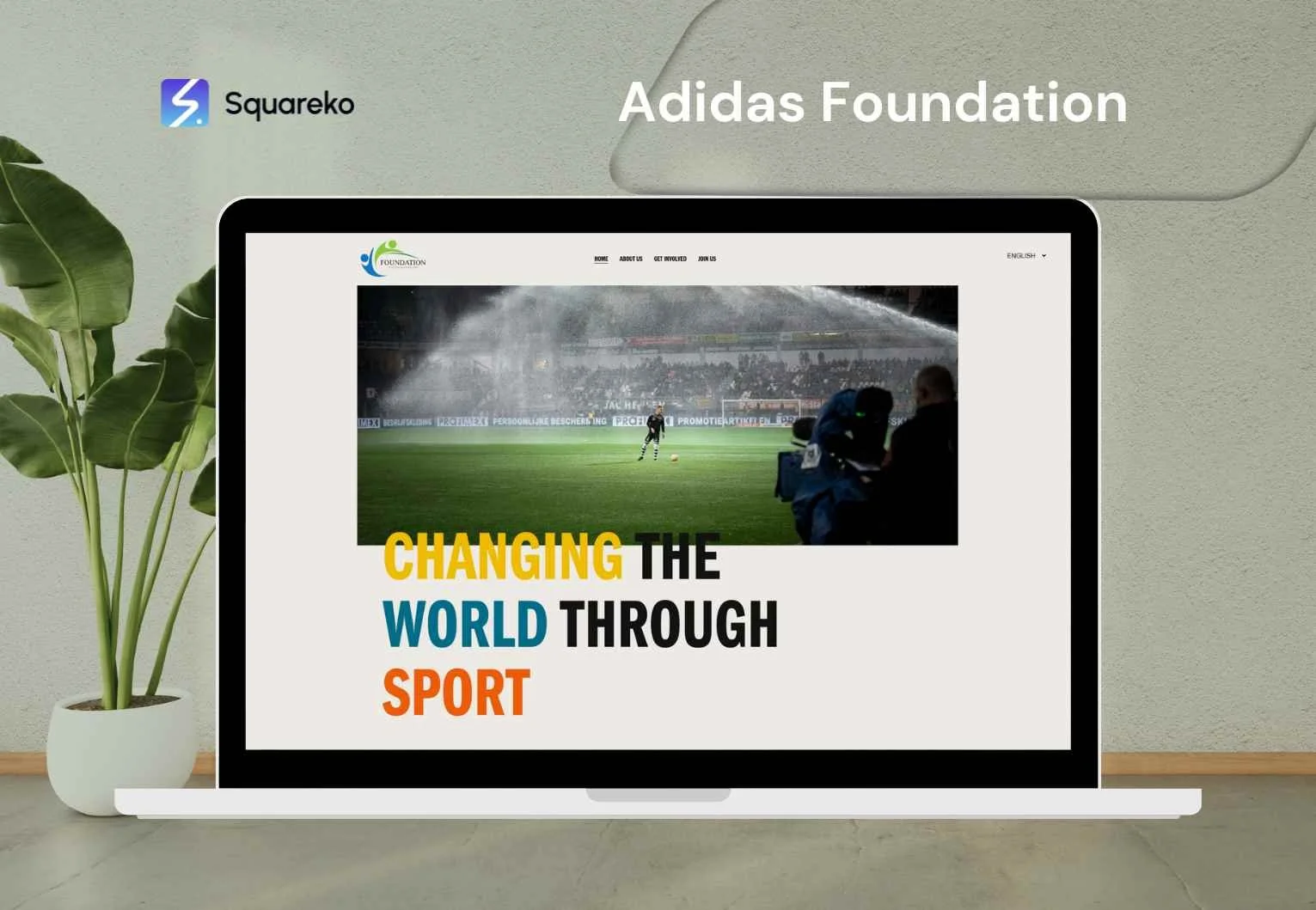 adidas Foundation: Nonprofit & Global Impact Website Design
