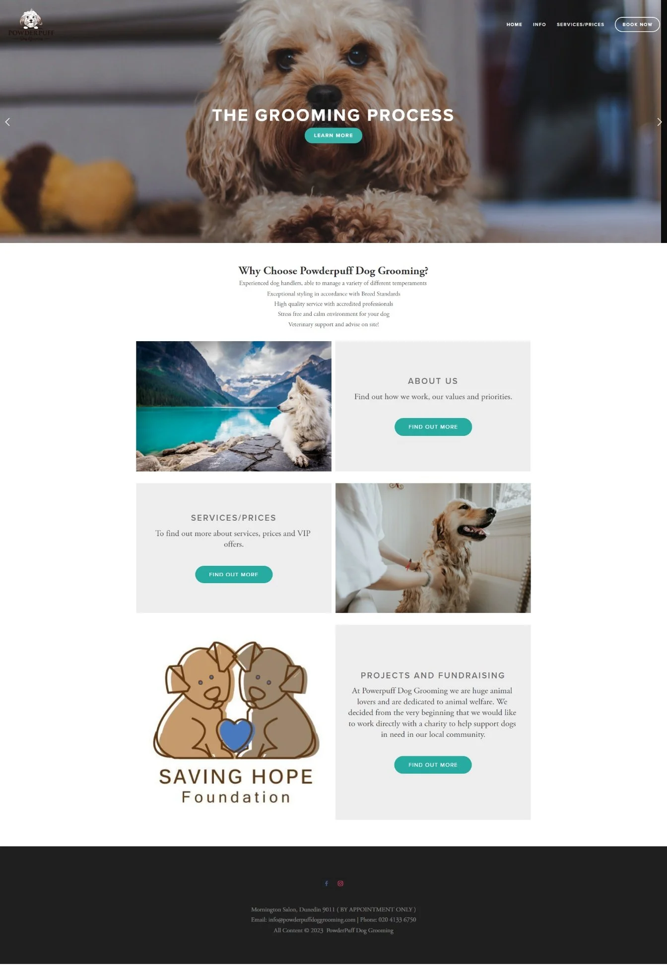 Powder Puff Dog Grooming Modern & Professional Pet Grooming Services