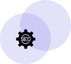 Two overlapping blue circles with a black question mark in the center of the front circle.