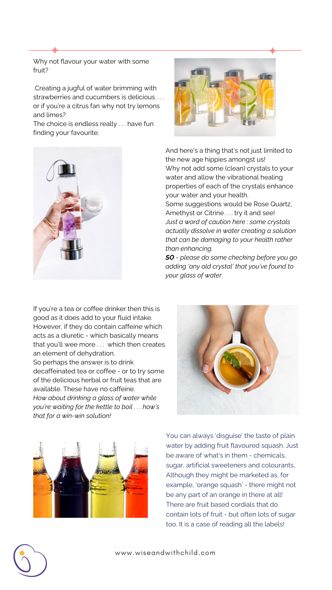 Image of Nurture and Bloom Blog : Water - are you getting enough?