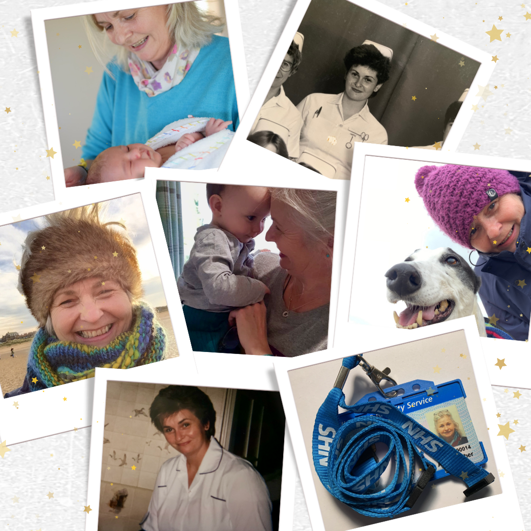 Montage of Annie images - showing her professional side and her love of being outside too!