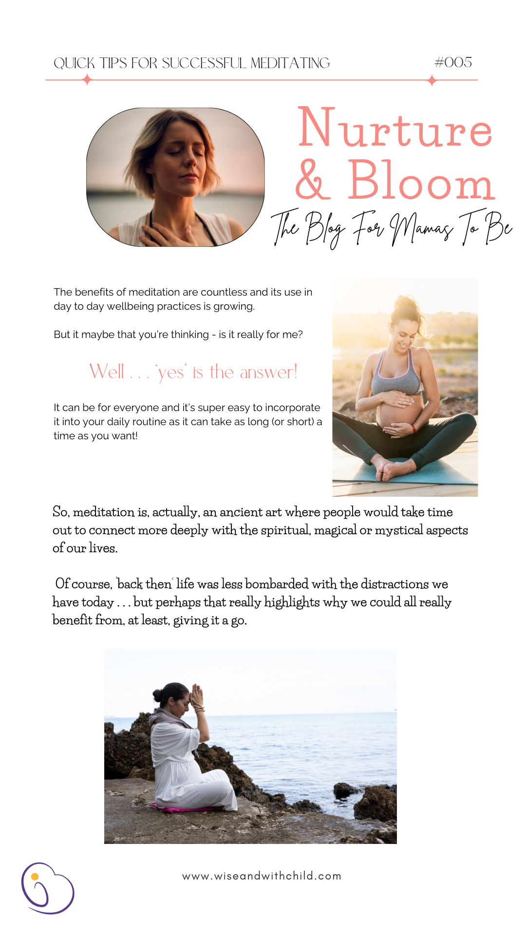 Image of blog post - meditiation the benefits and tips on how to create a successful practice