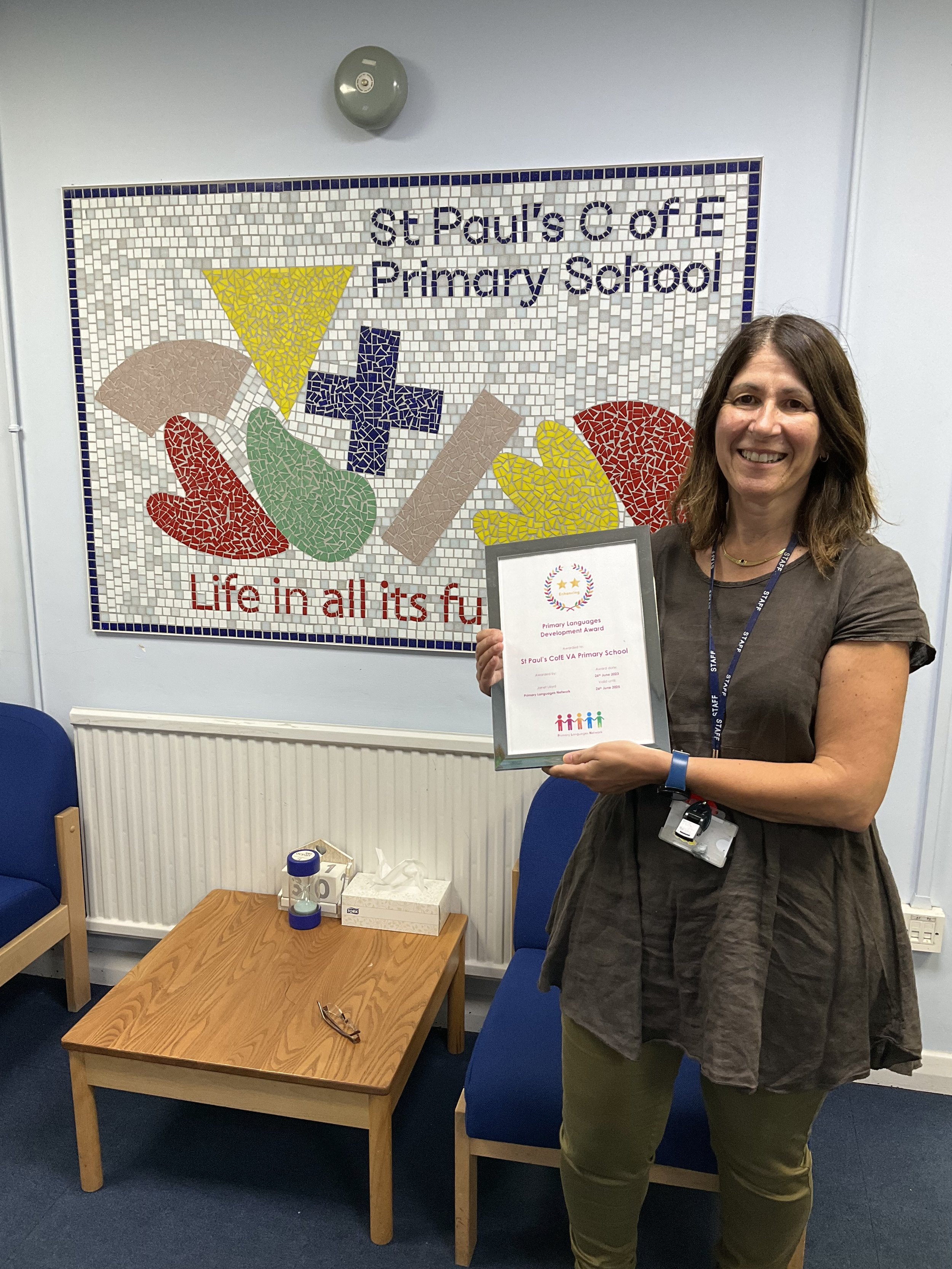 Primary Languages Award — Primary Languages Network