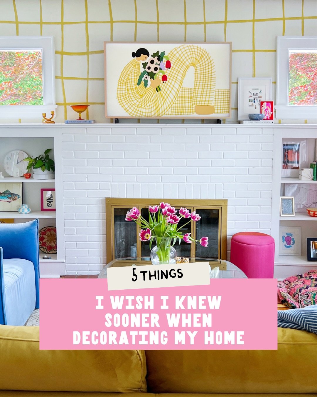 If I could go back in time to when we first bought our home, I would definitely start with a plan! 

I used to start projects on a whim and leave them only 90% finished. It would take me months, sometimes years to finish up the last 10% and half the 