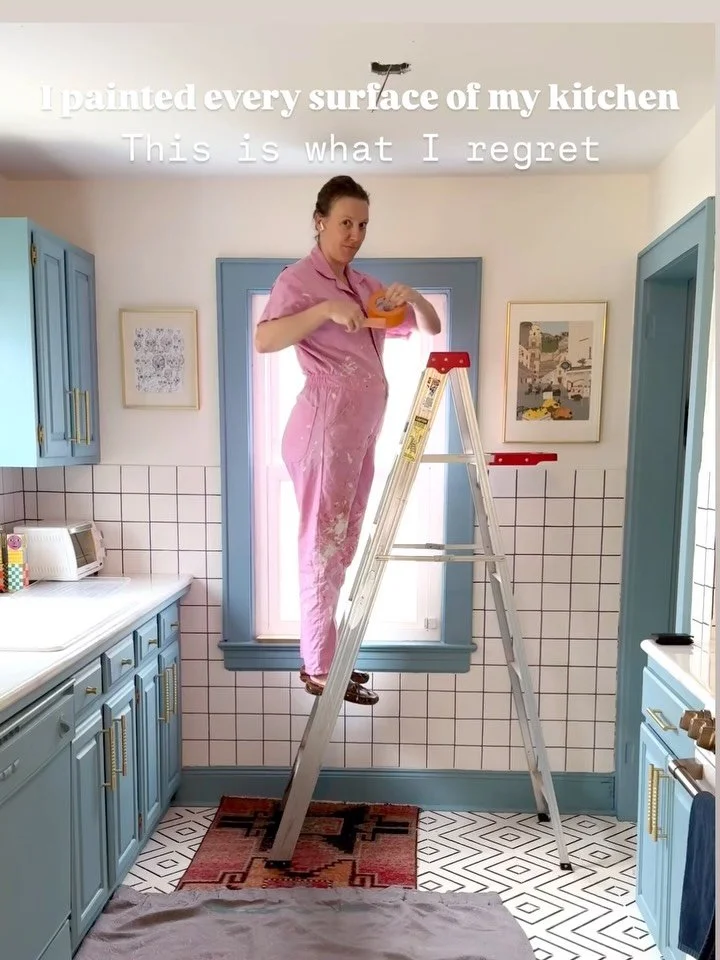 You don&rsquo;t have to wait for a big renovation to create a home you love. 

I painted almost every surface of my kitchen for a budget friendly update and it love it!

And before you say &ldquo;just wait.&rdquo; It&rsquo;s lasted really well!

The 