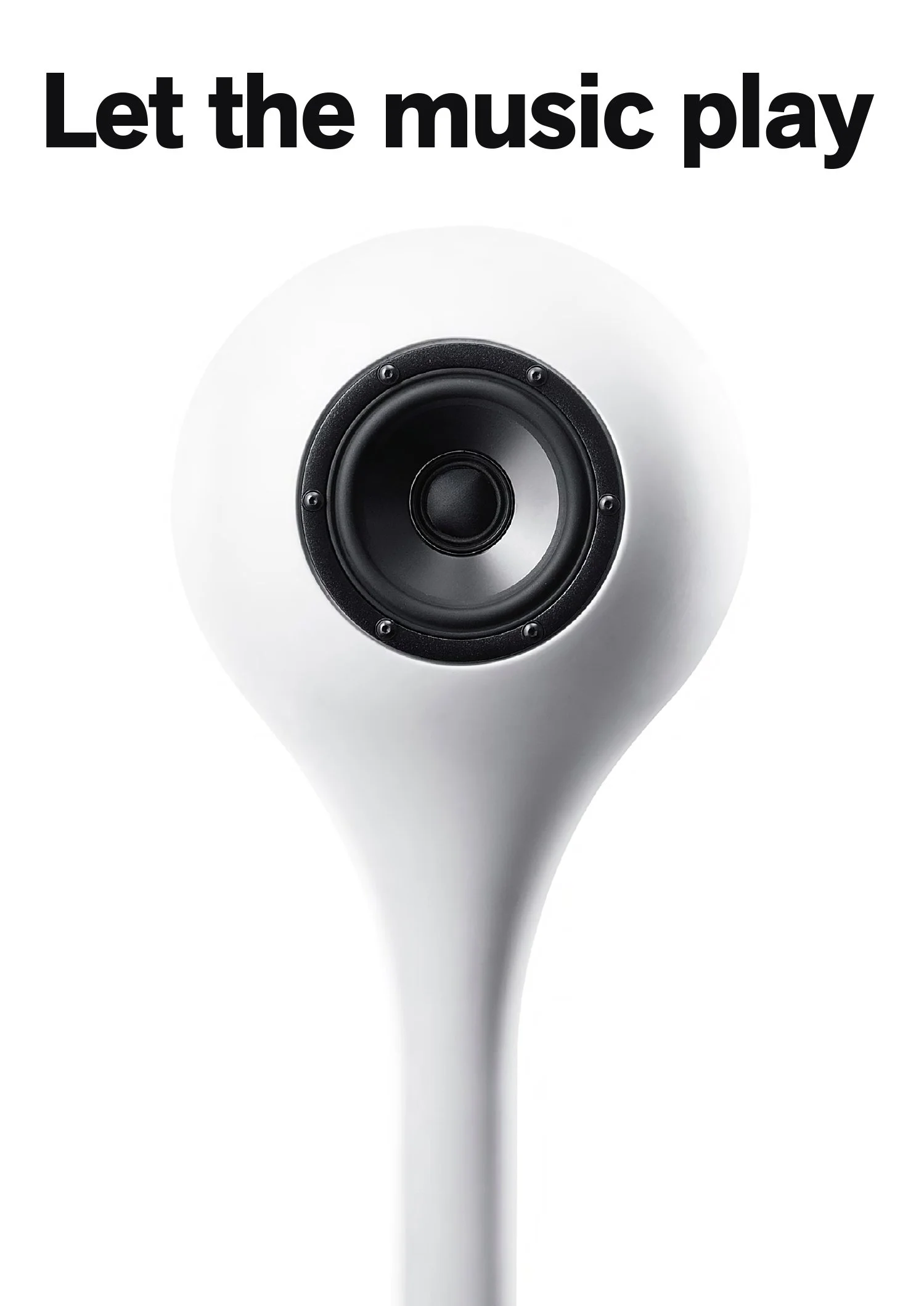 TEUFEL X ROSENTHAL. The image campaign for the world's first WLAN speakers by TEUFEL made of ROSENTHAL porcelain presented the innovative product with four different images and claims. 