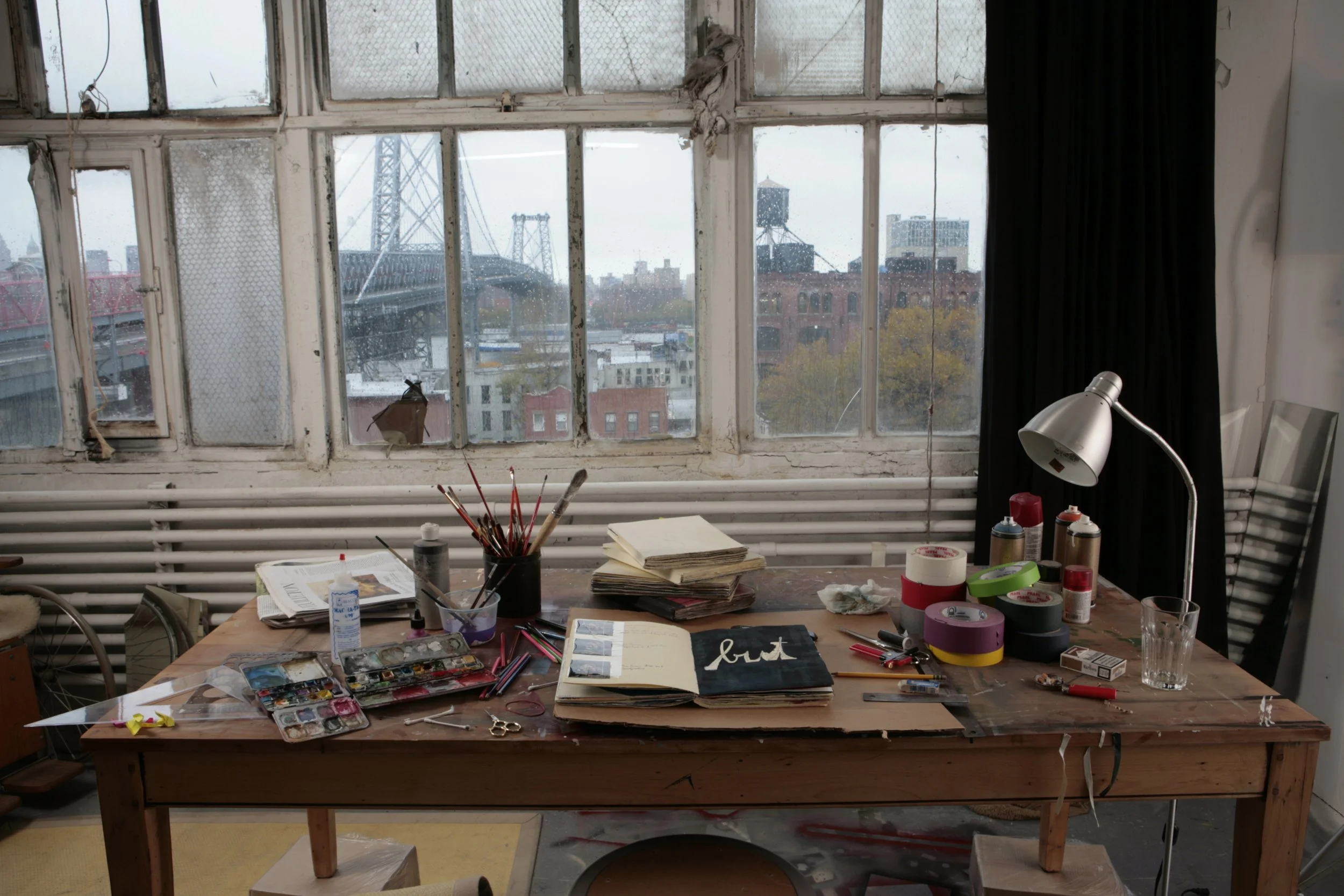 Work in progress: Christina Kruse personally hand-finishes each book, transforming every edition into a unique work of art.