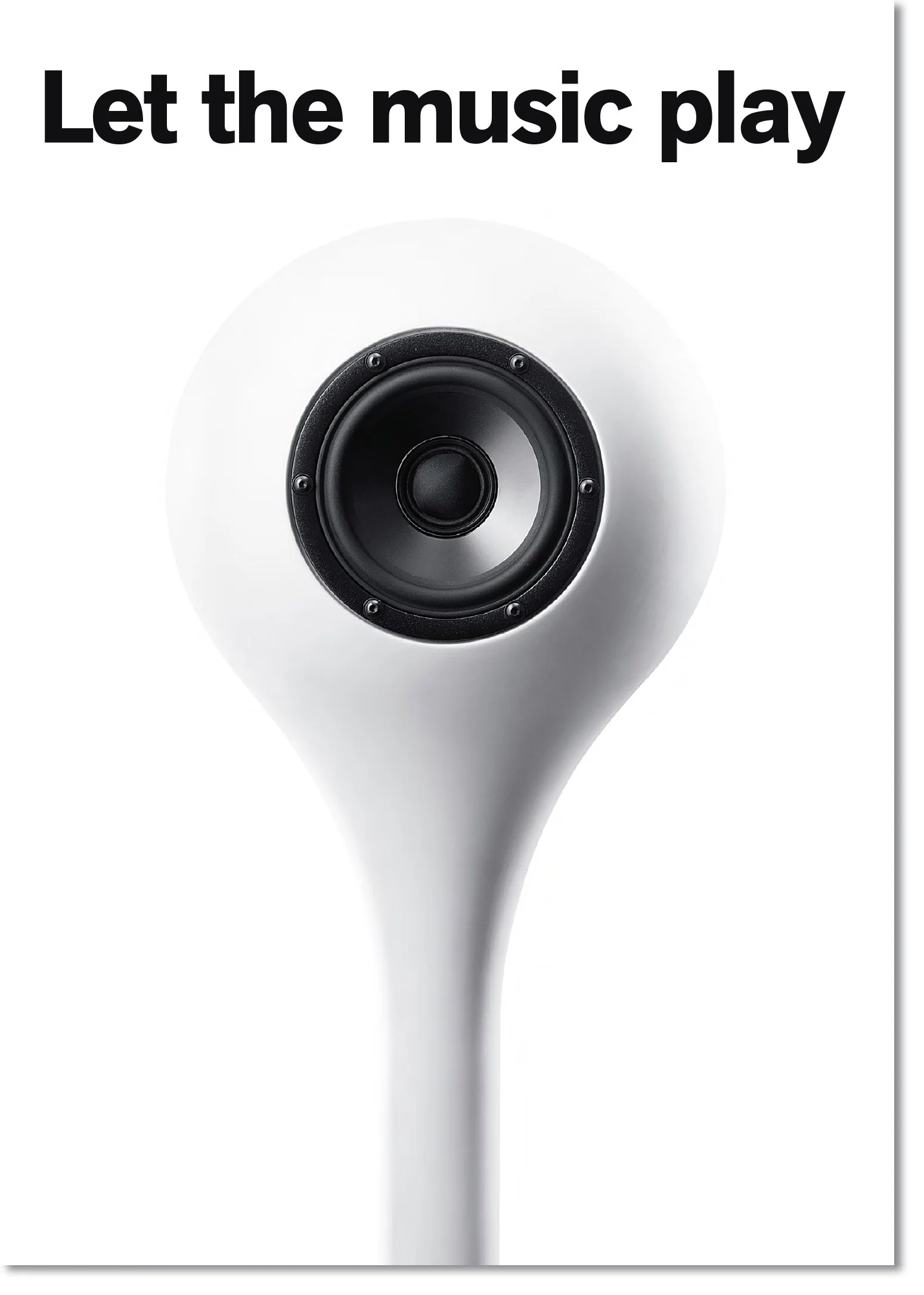 TEUFEL X ROSENTHAL. The image campaign for the world's first WLAN speakers by TEUFEL made of ROSENTHAL porcelain presented the innovative product with four different images and claims. 