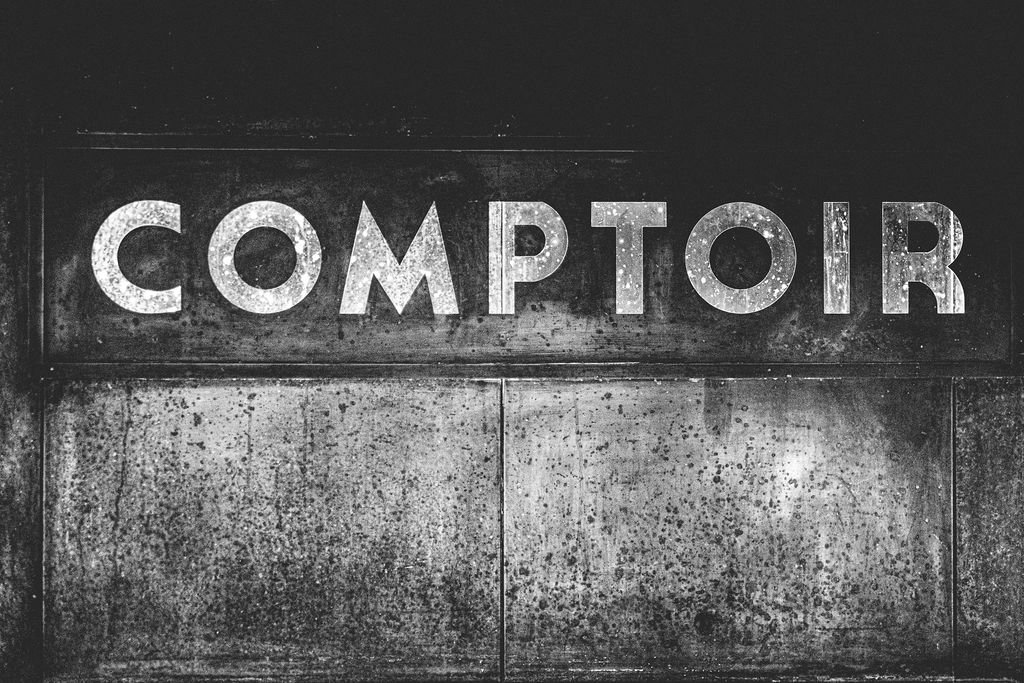 De comptoir van Pakhuis