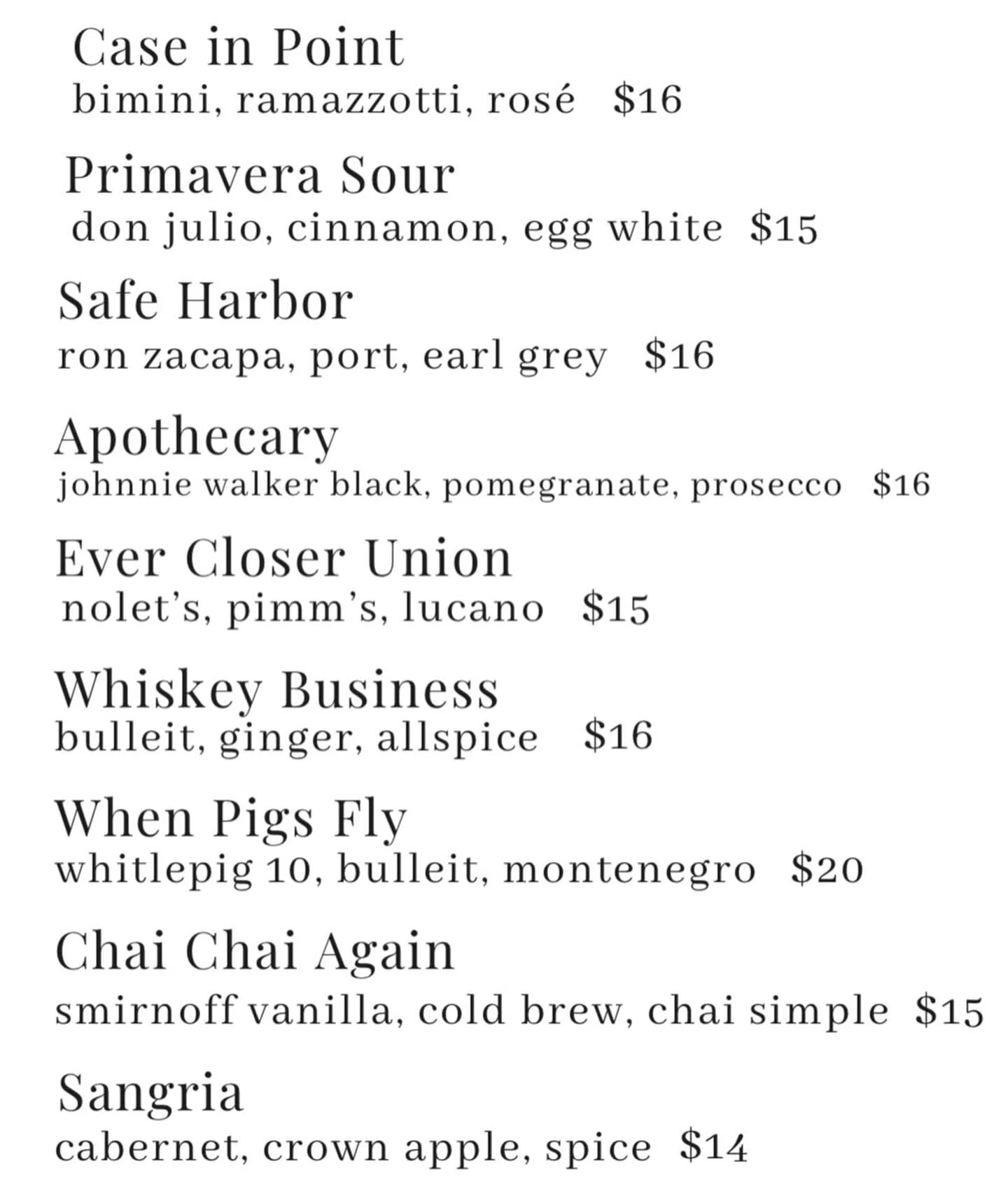 Start off the new year right by sampling our new Rooftop Winter Cocktail menu! ❄️🍸