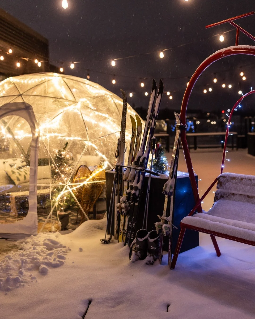 Experience dining like never before inside our rooftop igloos. Perfect for friends, dates, or festive celebrations! 🍷 

#RooftopAtTheEnvio #IglooDining #WinterVibes #RooftopDining #PortsmouthDining #VisitPortsmouth #DiscoverPortsmouth