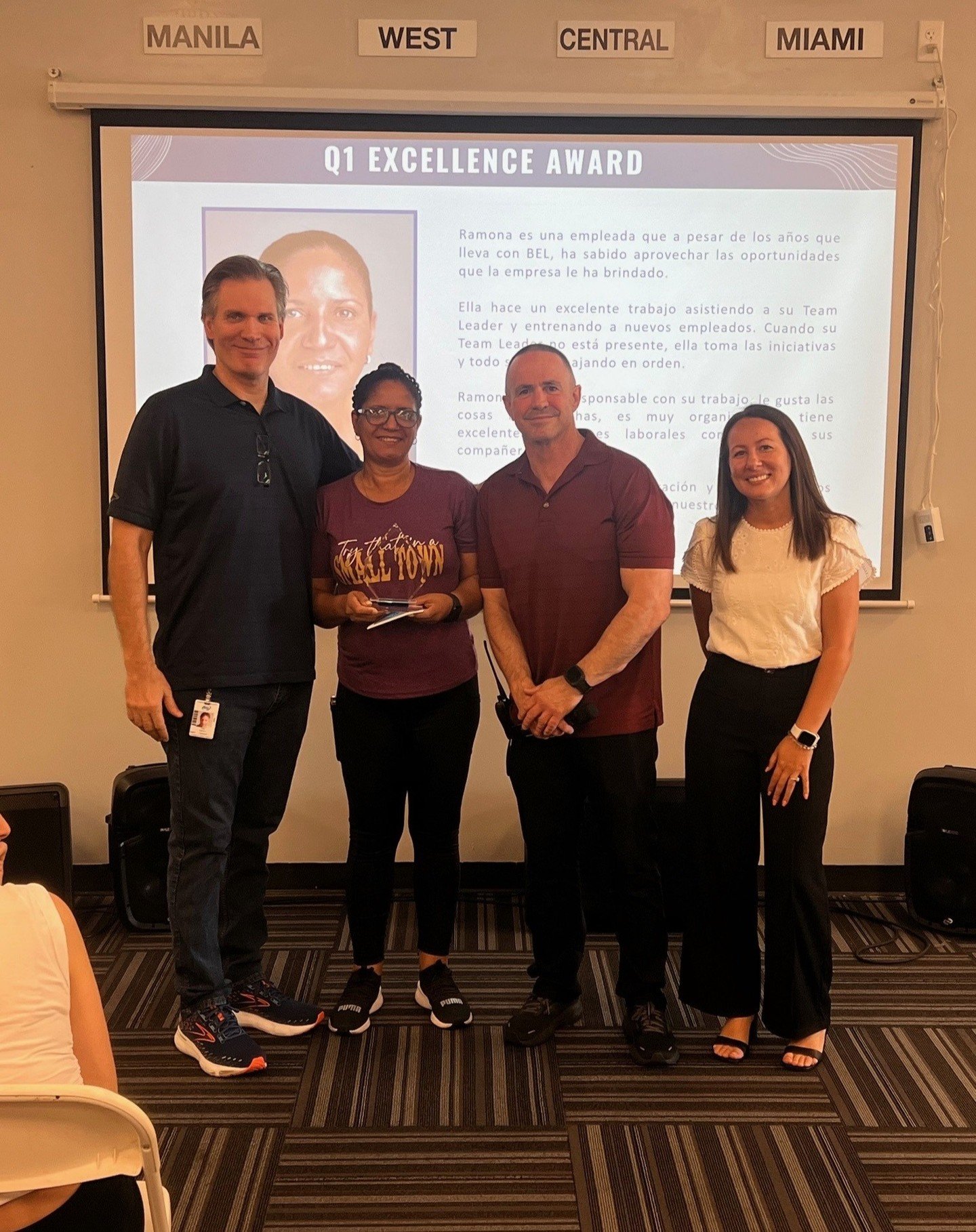 Last week, our Operations Team Town Hall was filled with inspiring moments!

We're thrilled to take a moment to shine a spotlight on our Q1 Excellence Award recipients, whose dedication and hard work truly embody our company's values.

Additionally, 