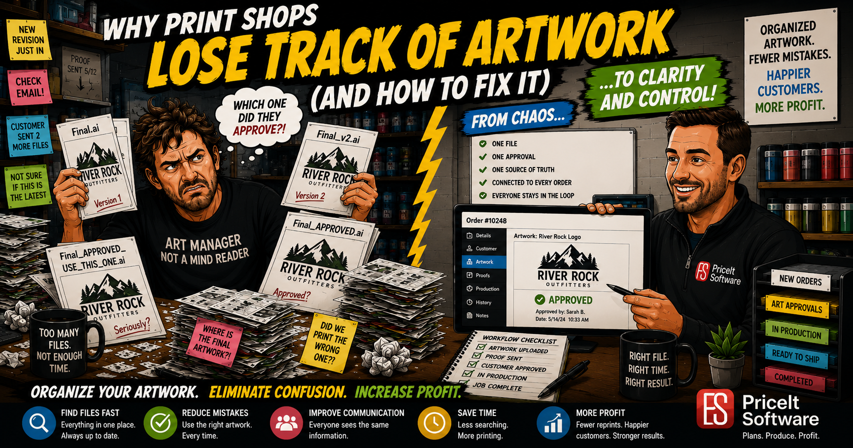 Why Print Shops Lose Track of Artwork (And How to Fix It)
