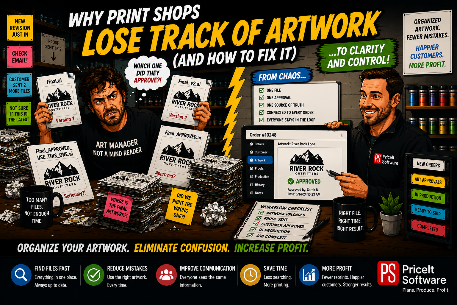 Why Print Shops Lose Track of Artwork (And How to Fix It)