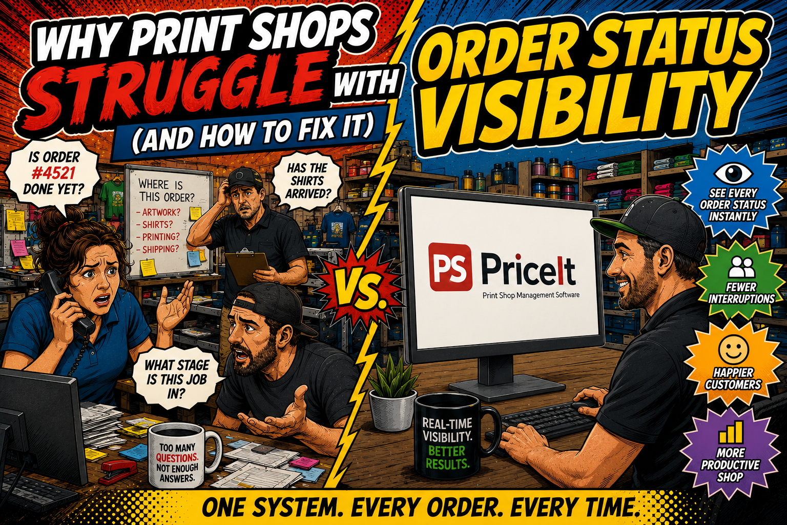 Why Screen Print Shops Struggle with Order Status Visibility (And How to Fix It)
