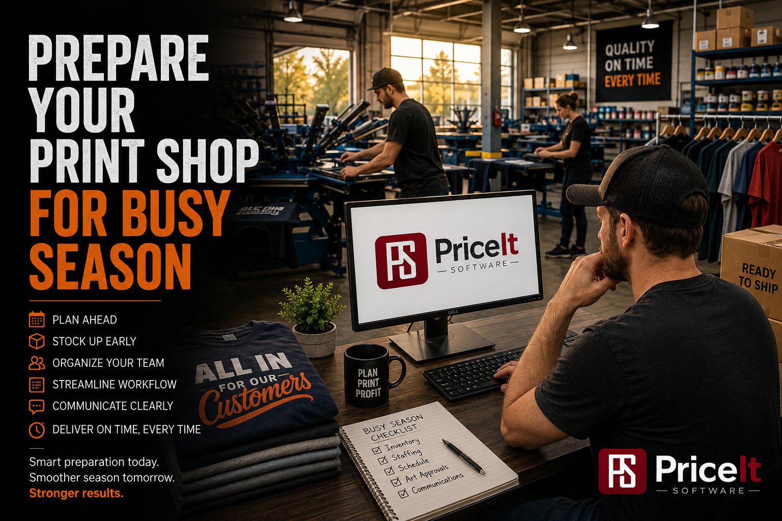 How to Prepare Your Print Shop for Busy Season