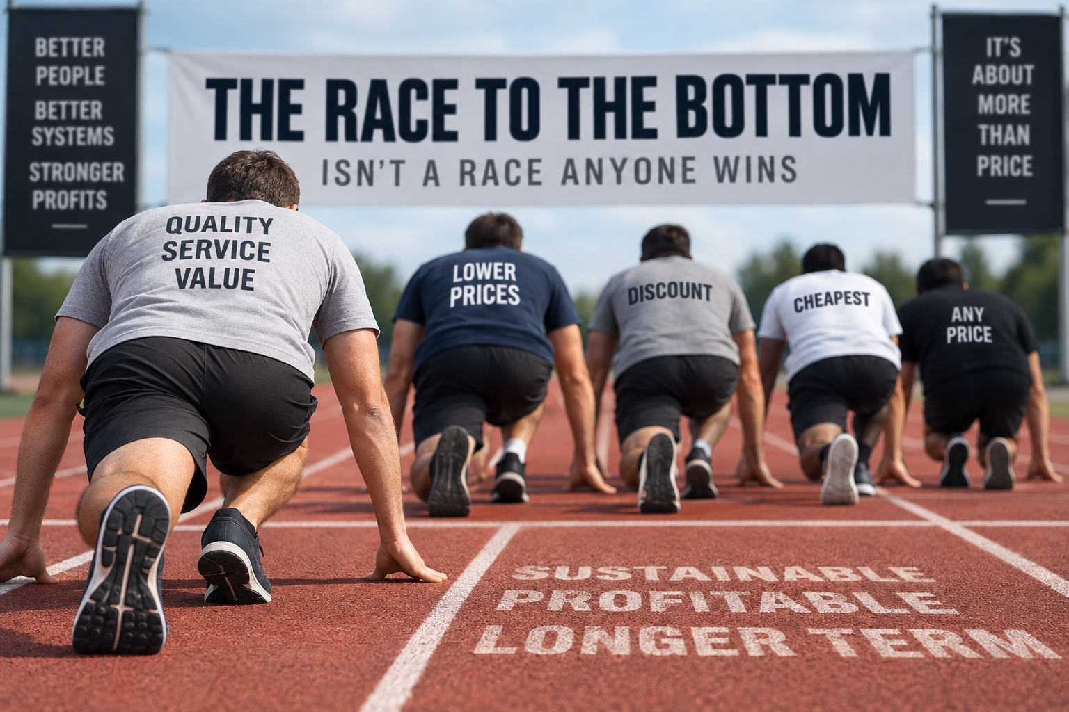 The Race to the Bottom: Why Being the Cheapest Print Shop Is a Losing Strategy