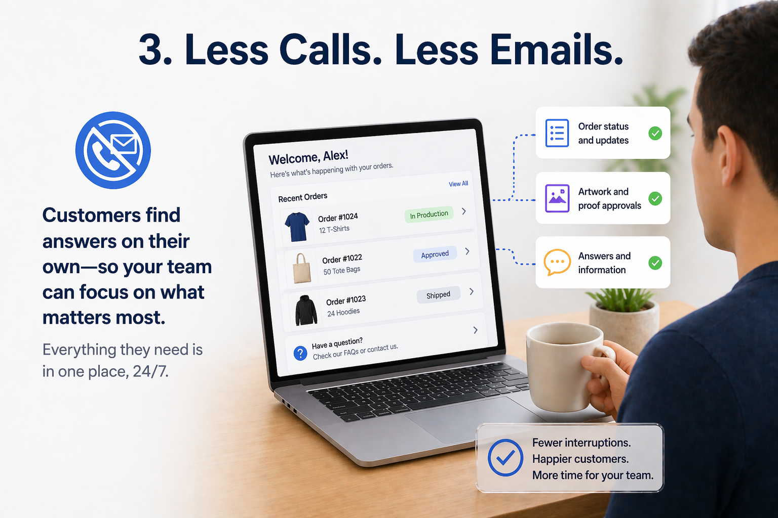 customer portal Less Calls Less Emails