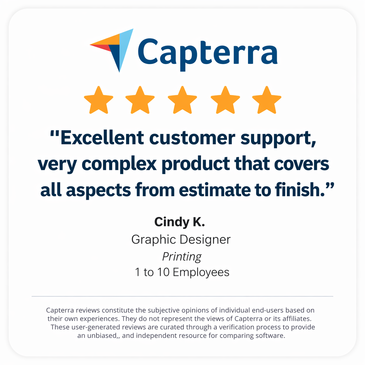 PriceIt 5-star reviews on Capterra