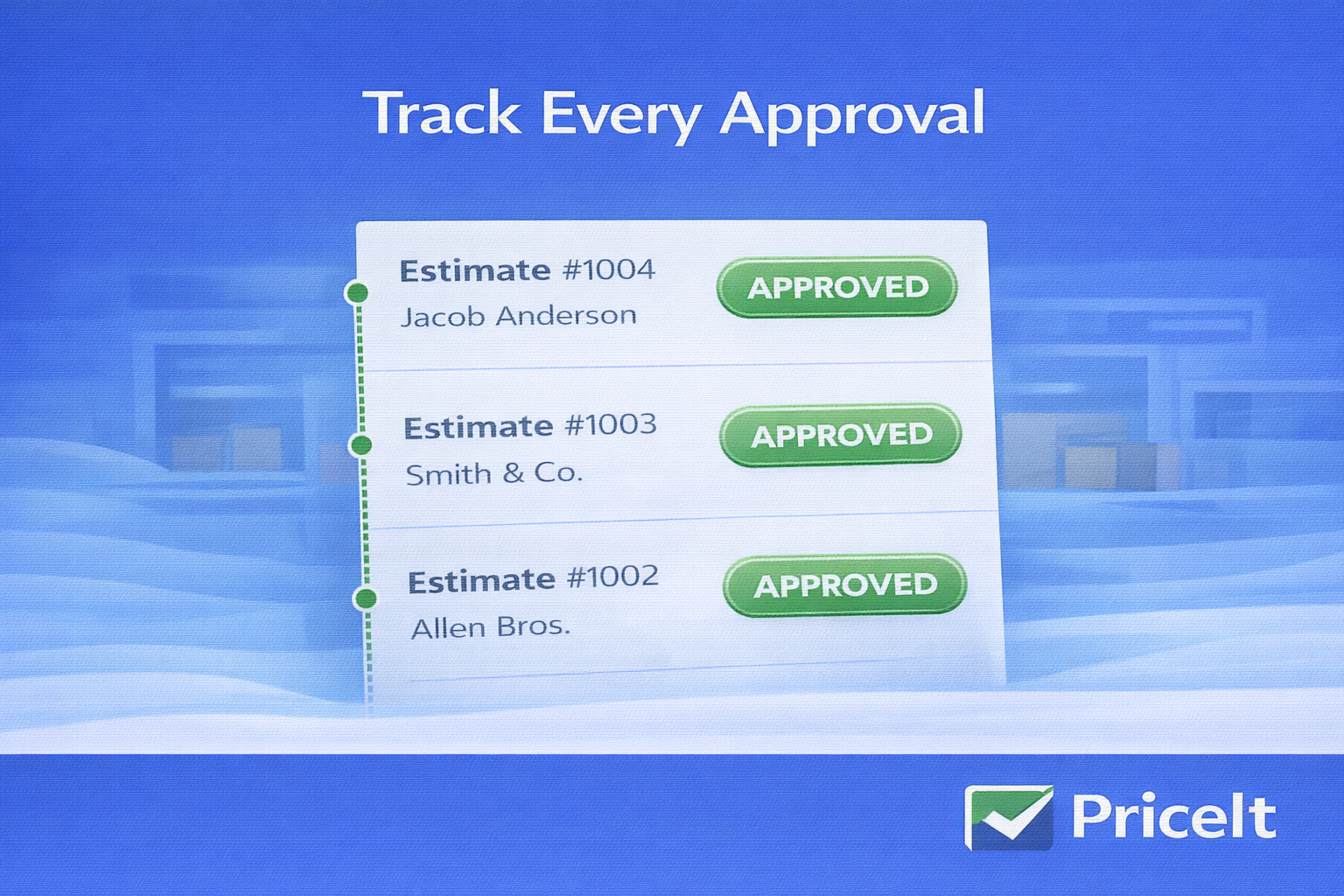 Track every approval