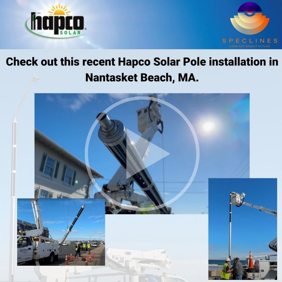 Repost from @hapco_pole_products 

We're thrilled to share the latest successful installation of the Hapco Solar Pole. This sustainable solution is lighting up the beach, harnessing the power of the sun to illuminate our nights. Join us in embracing 