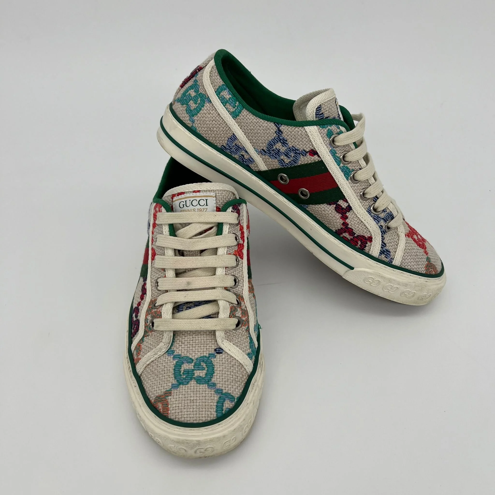 Gucci Womens Tennis 1977 Sneakers Shoes Size EU 37 (UK 4) front