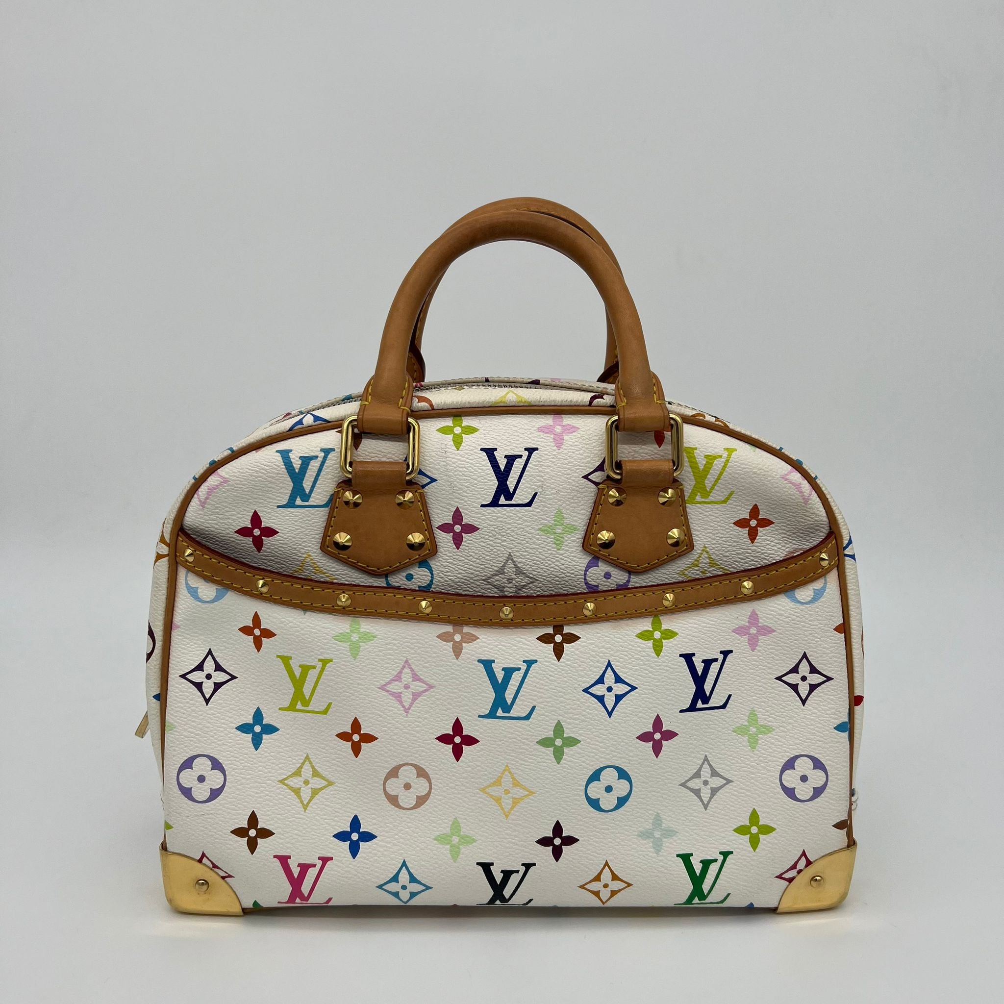 Louis Vuitton x Murakami 2005 Monogram Multicolor Trouville Bag front