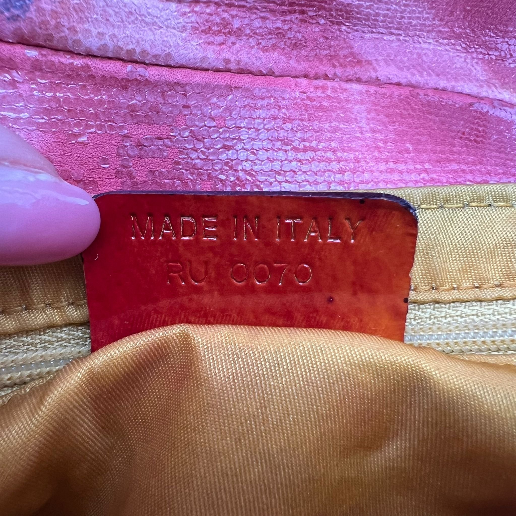 Dior Mini Saddle Bag Tie Dye Sparkle date code