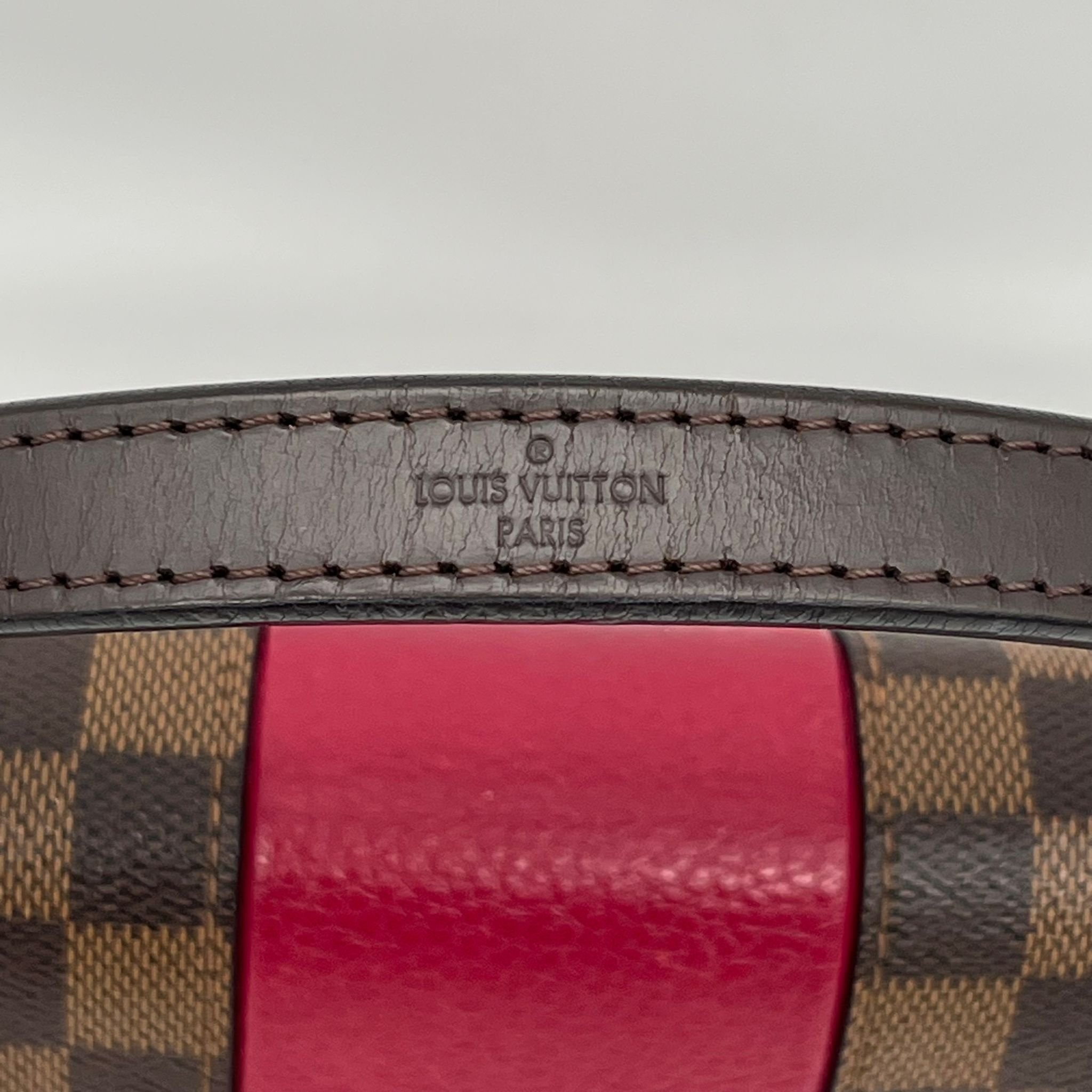 Louis Vuitton Bond Street Bag Bordeaux Damier Ebene strap