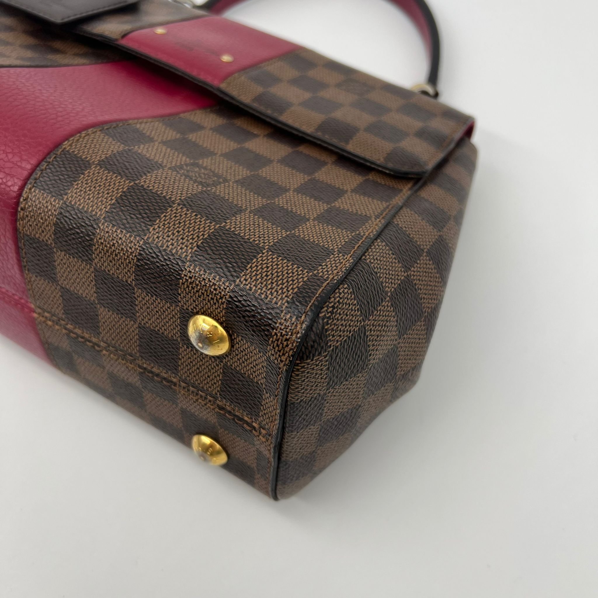 Louis Vuitton Bond Street Bag Bordeaux Damier Ebene corner