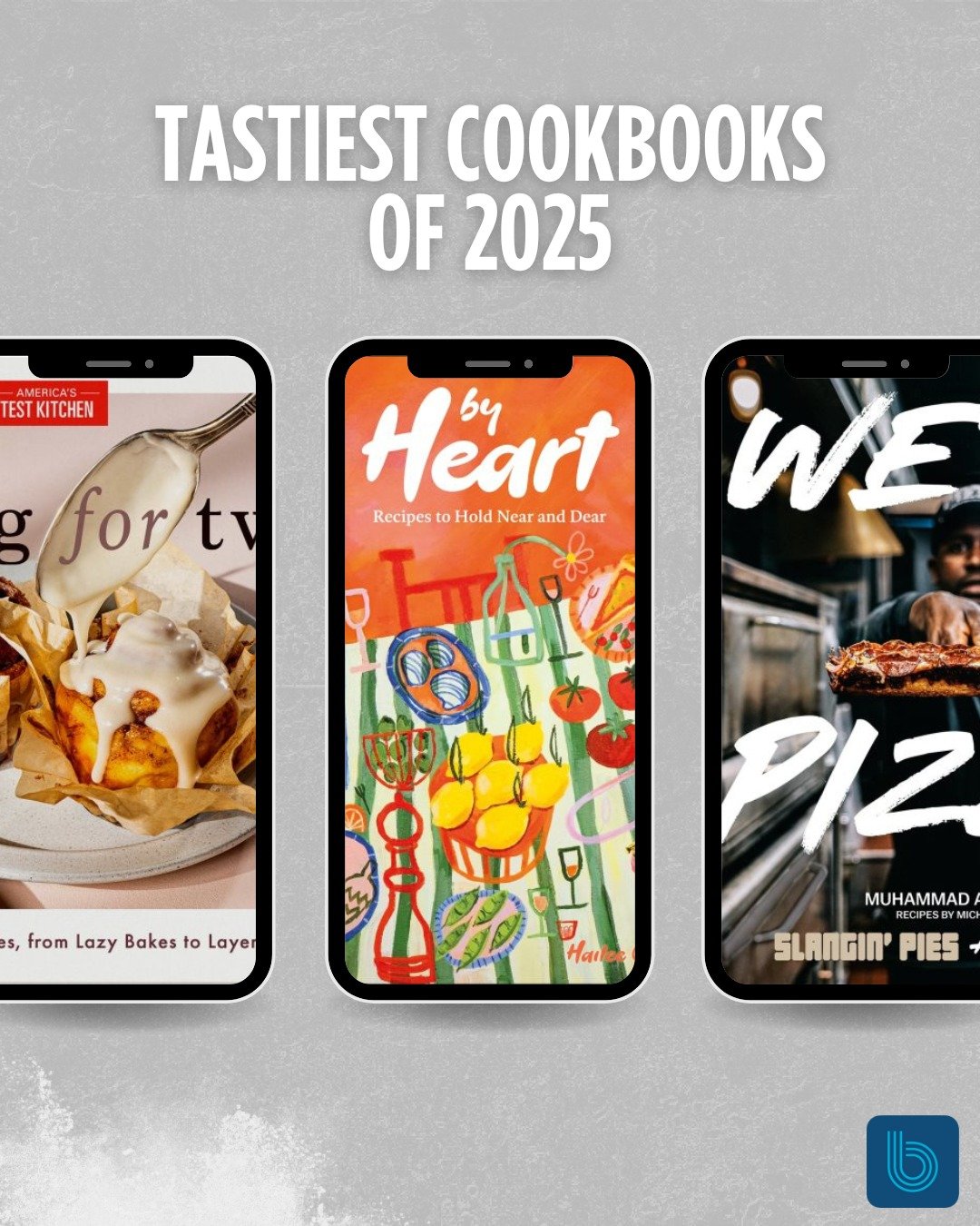 With Boundless, you can get access to the tastiest cookbooks of 2025 for FREE, through your library!

📚 Baking for Two - ATK cuts sweet and savory treats down to size while cutting out the small-batch baking quirks in this exciting cookbook for two:
