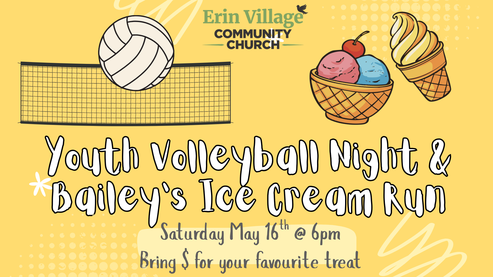 Youth Volleyball and Ice Cream