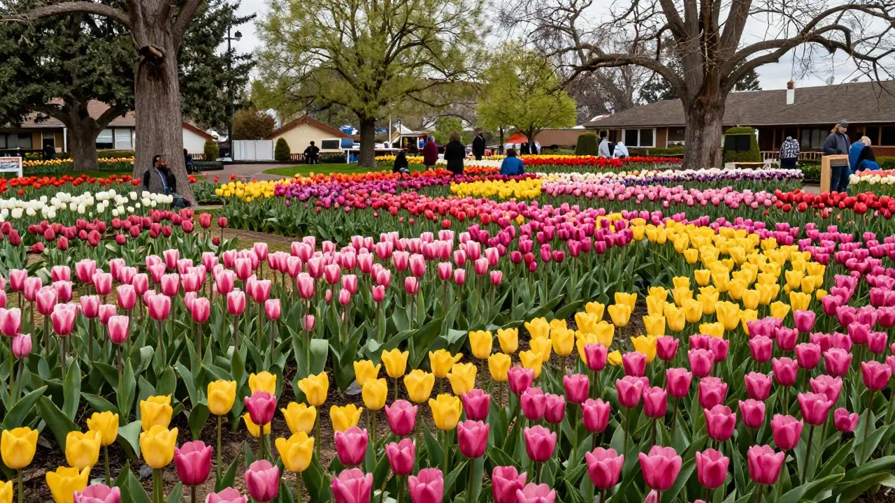 Ananda Tulip Festival in Nevada City