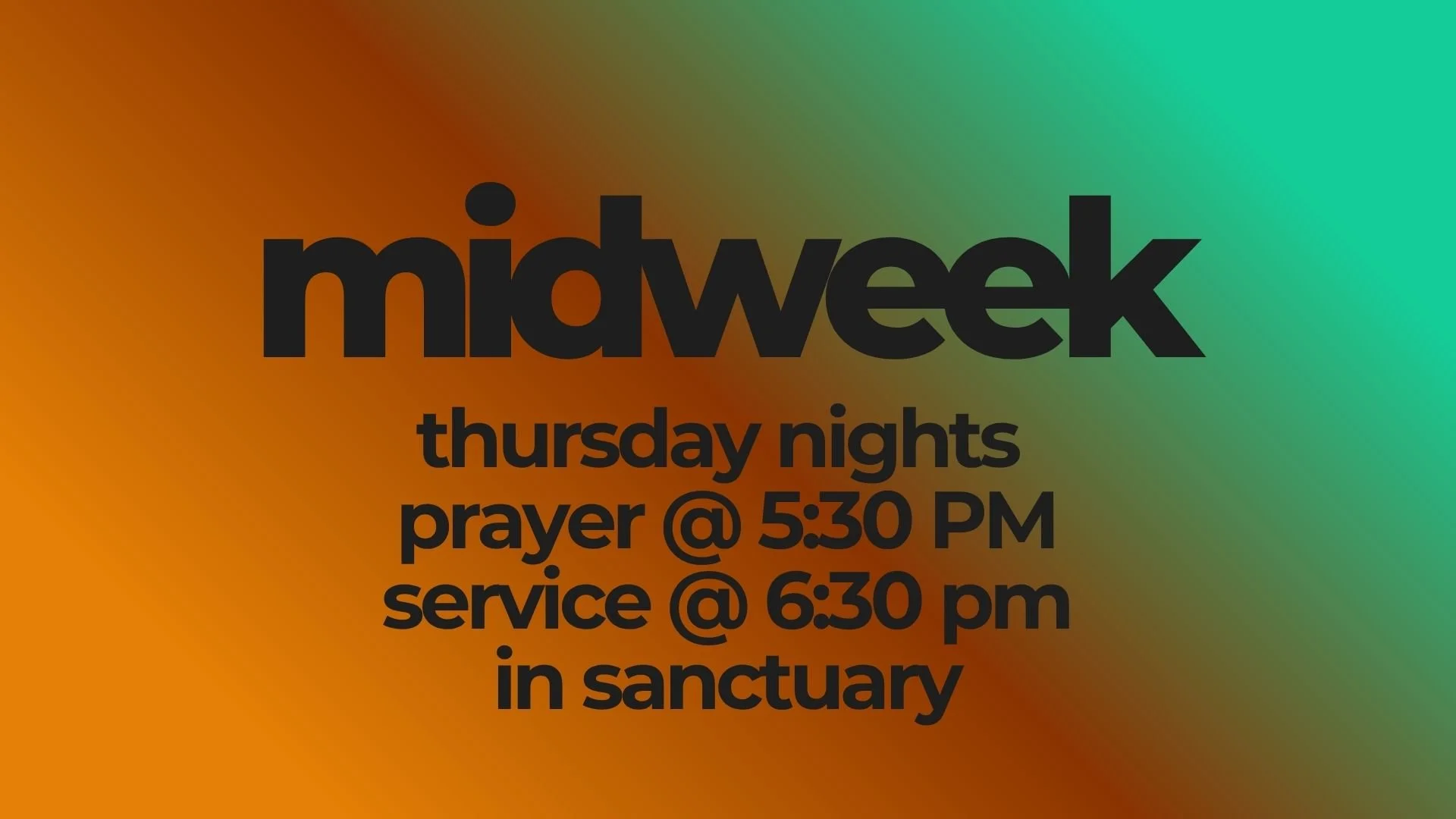 Midweek Service