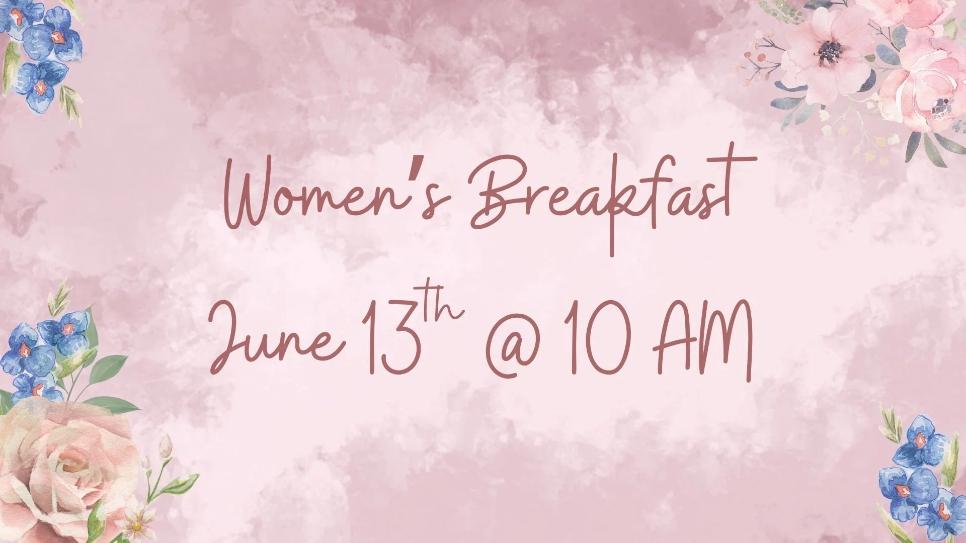 June Women’s breakfast