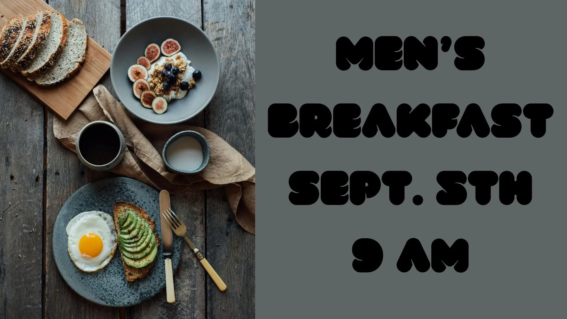 September Men’s Breakfast