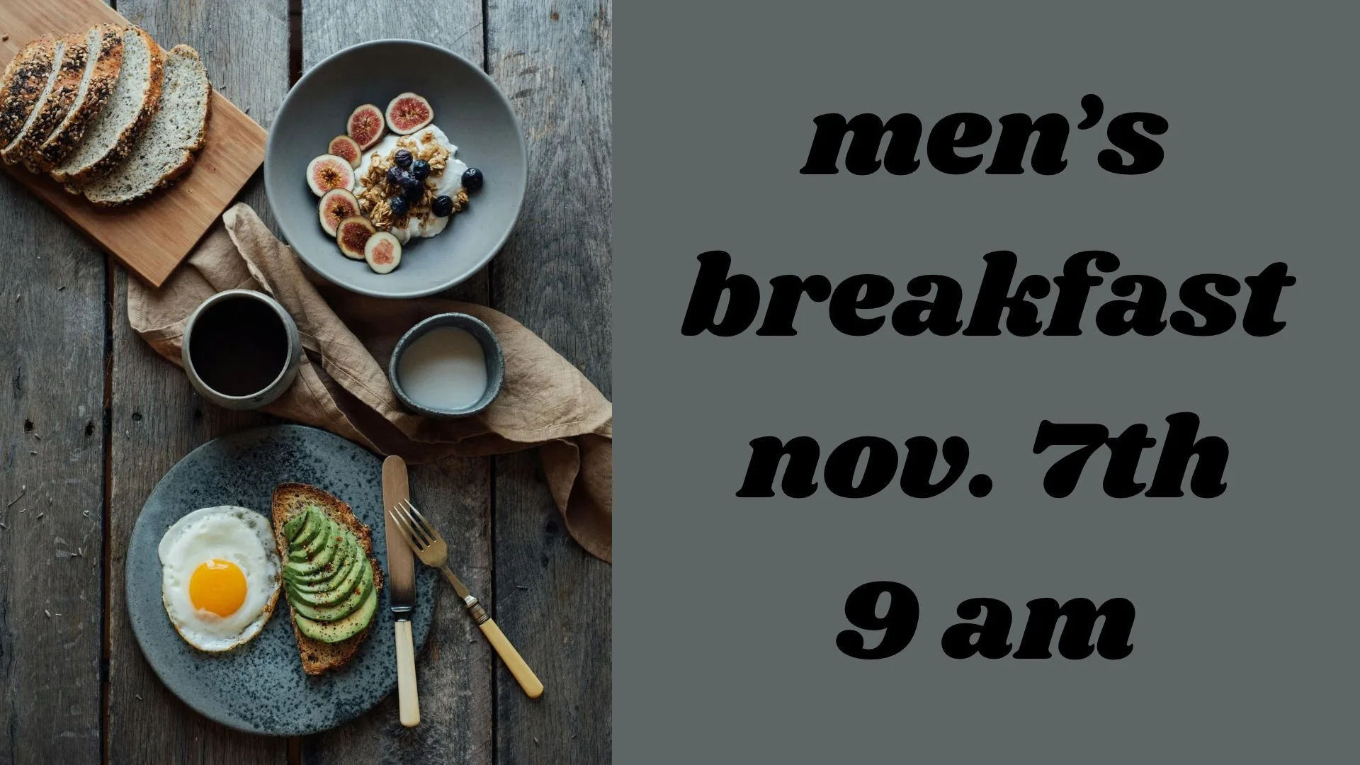 November Men’s Breakfast