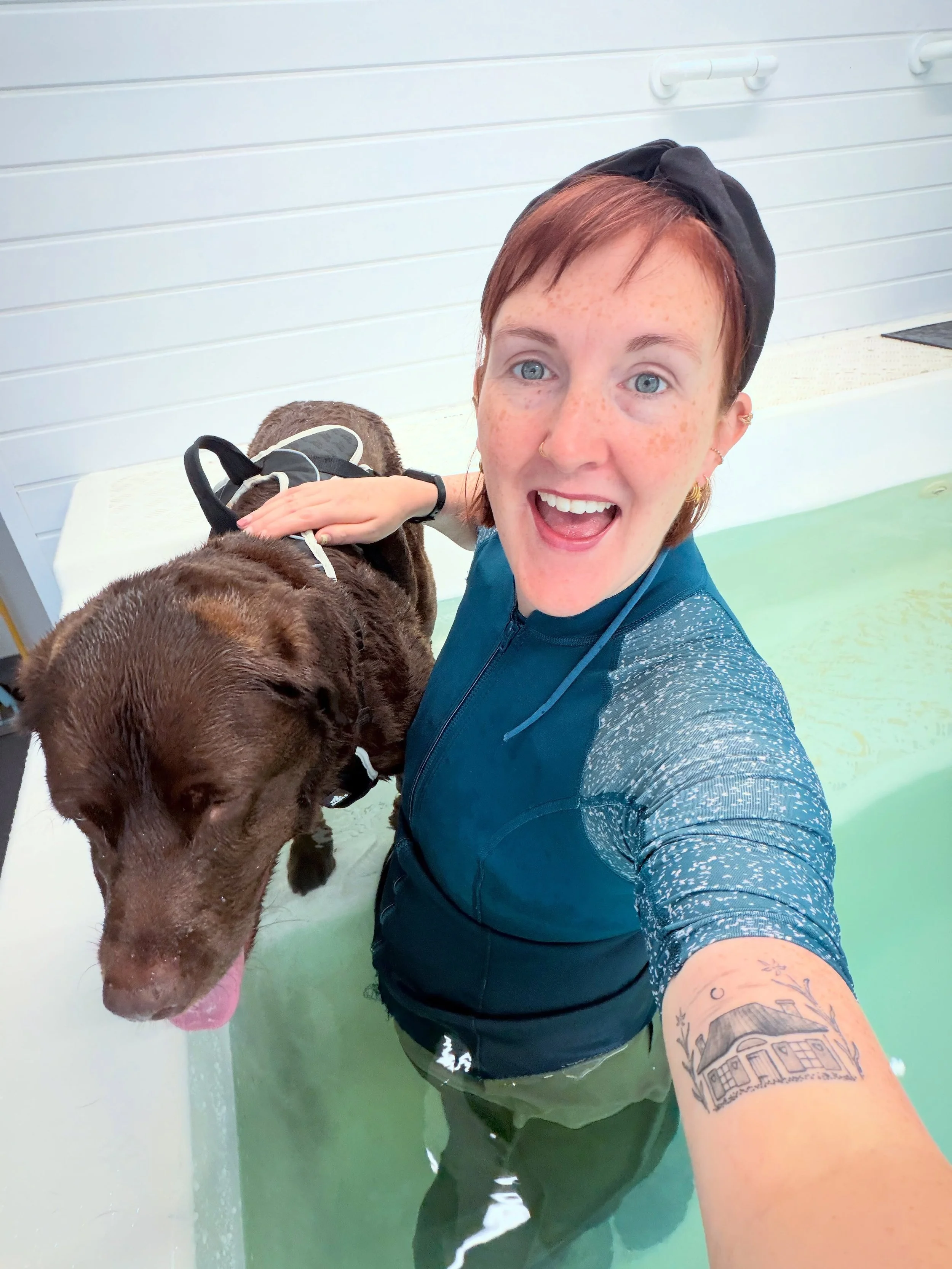 Fiona is back in her happy place 😍