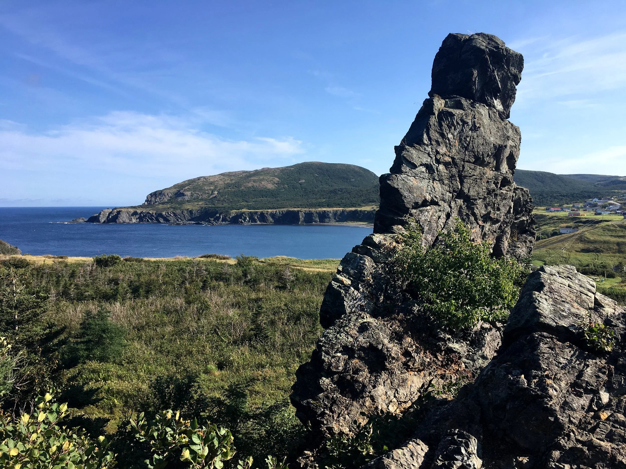 Trout River Stranded Gabbro Stack by Paul Wylezol