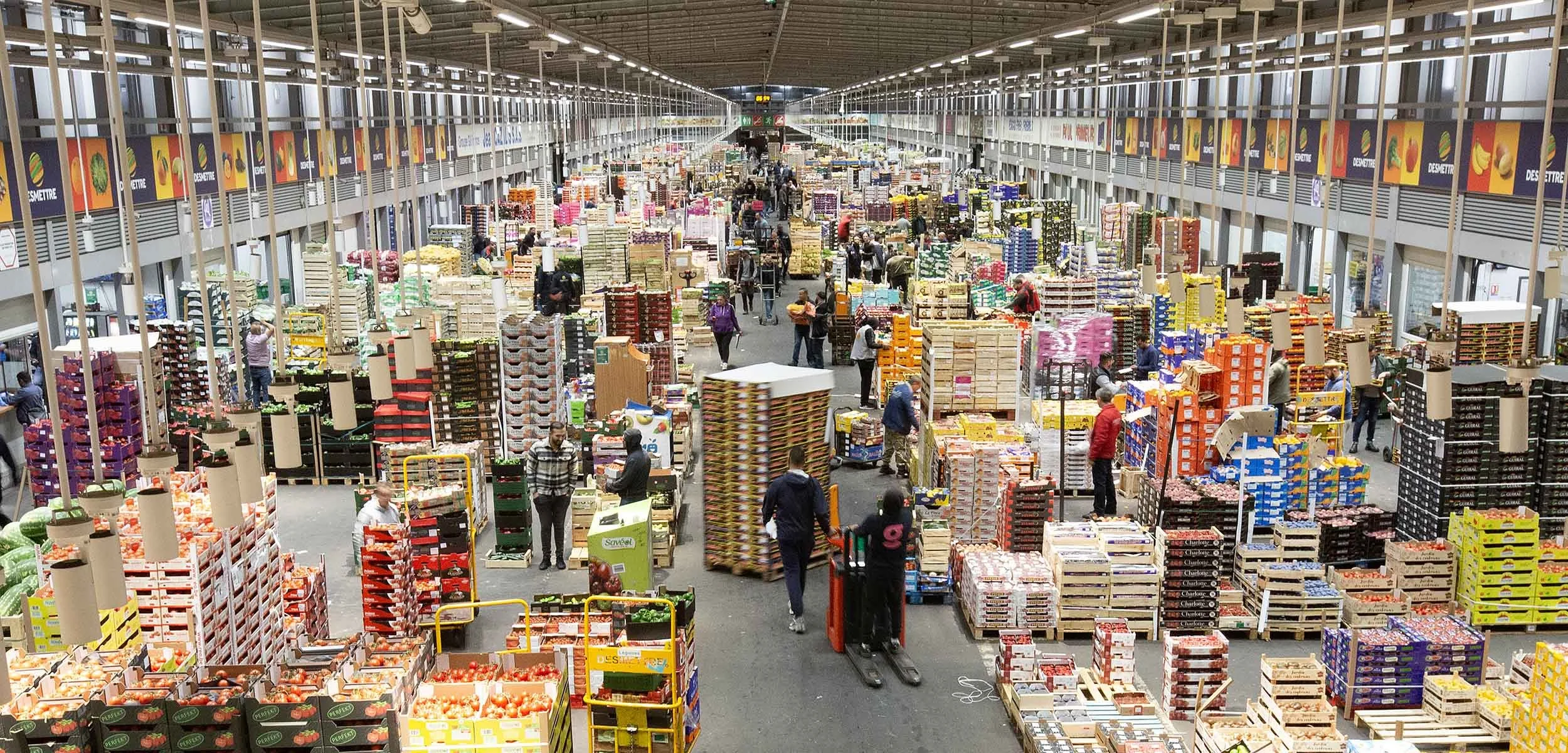 A view of Rungis Market