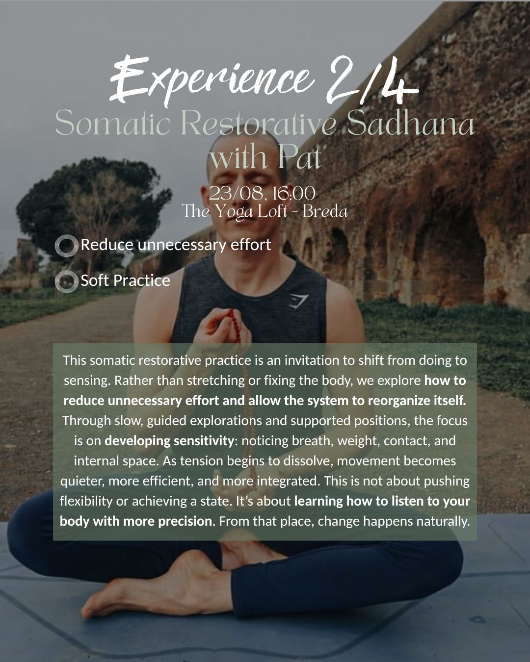 Somatic Restorative Sadhana - Workshop