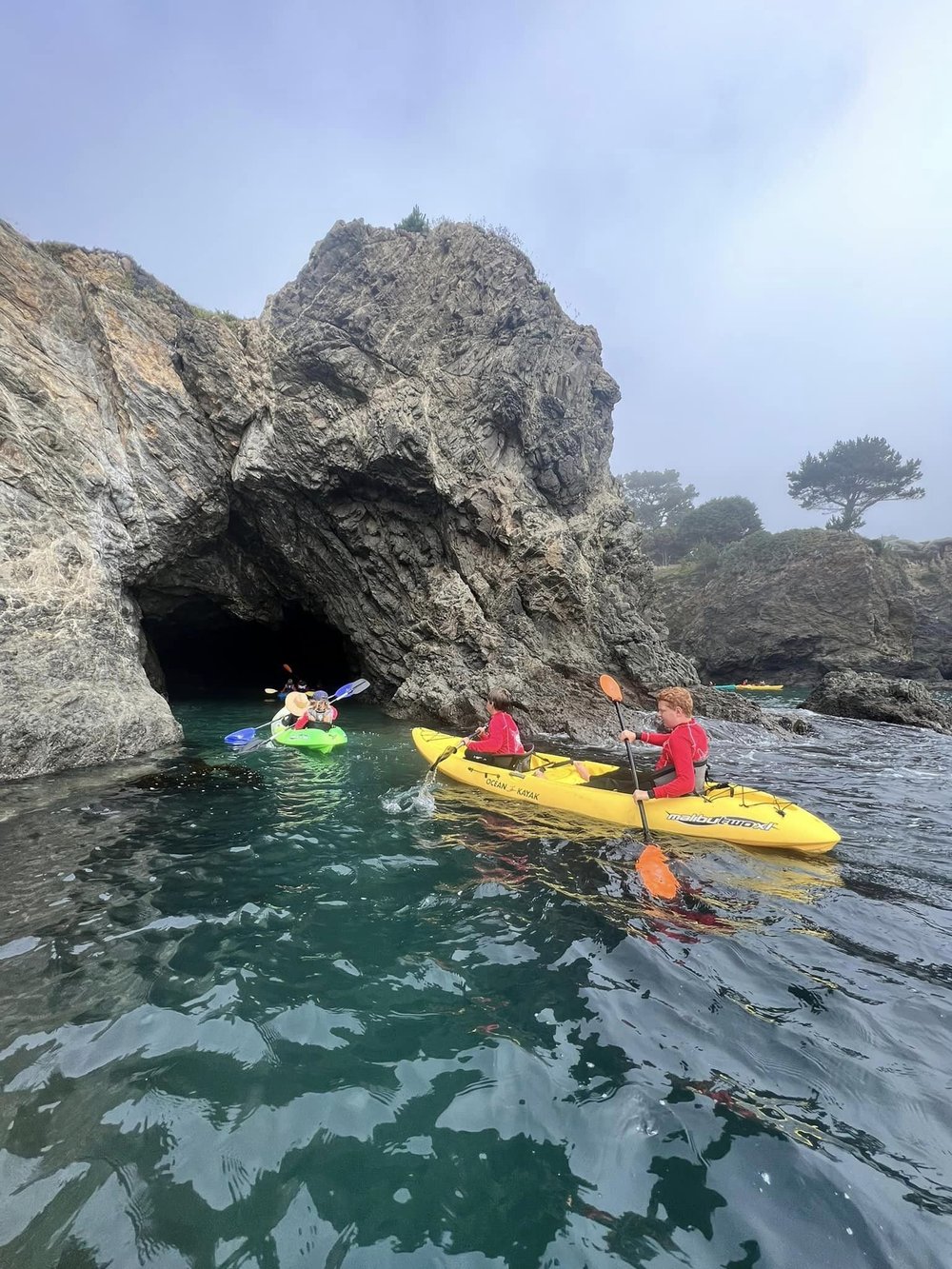 Kayak Mendocino Kayak nature tours on the Mendocino Coast