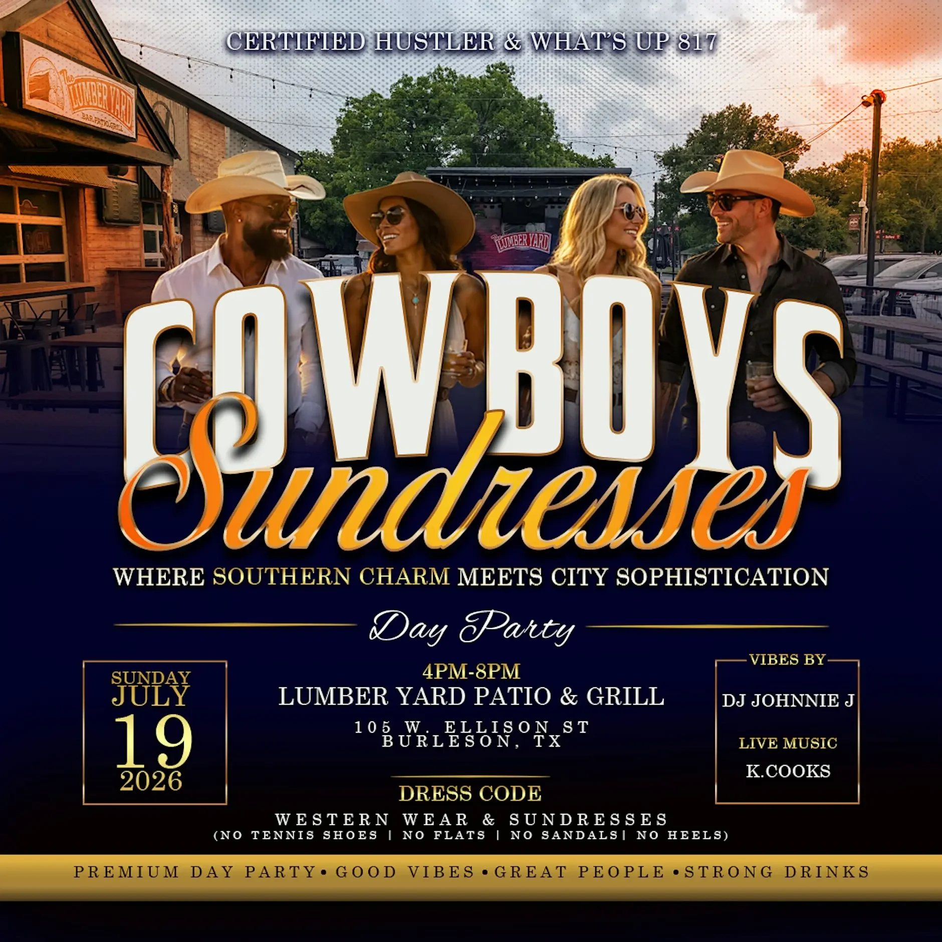 Lumber Yard Bar &amp; Grill: Cowboys &amp; Sundresses Day Party